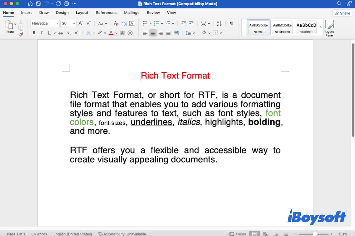 How To Change Rich Text Format Word at Ebony Dougherty blog