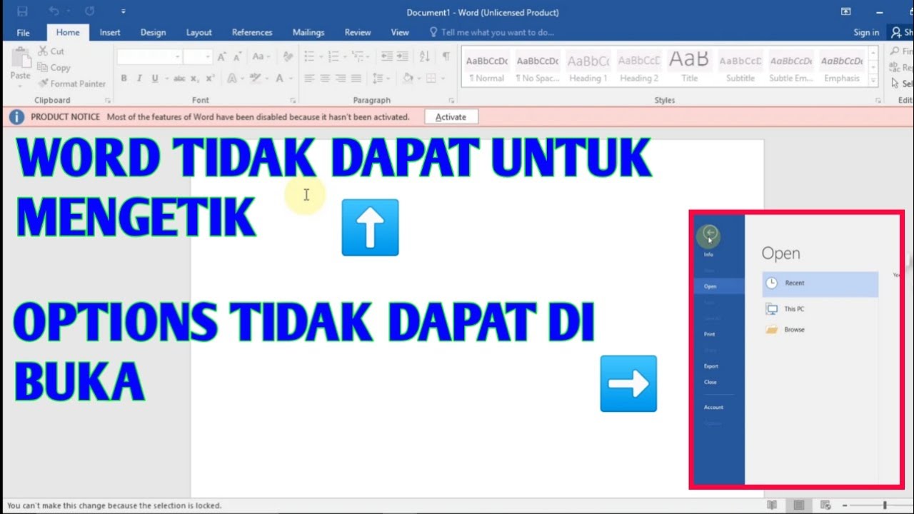 Mengungkap Misteri Mengapa Word Terkadang Menolak Mengubah Letak