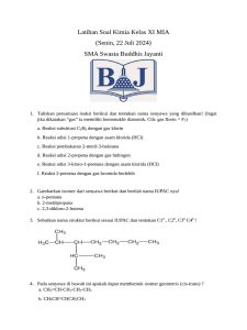 Latihan Soal Kimia Kelas XI MIA PDF