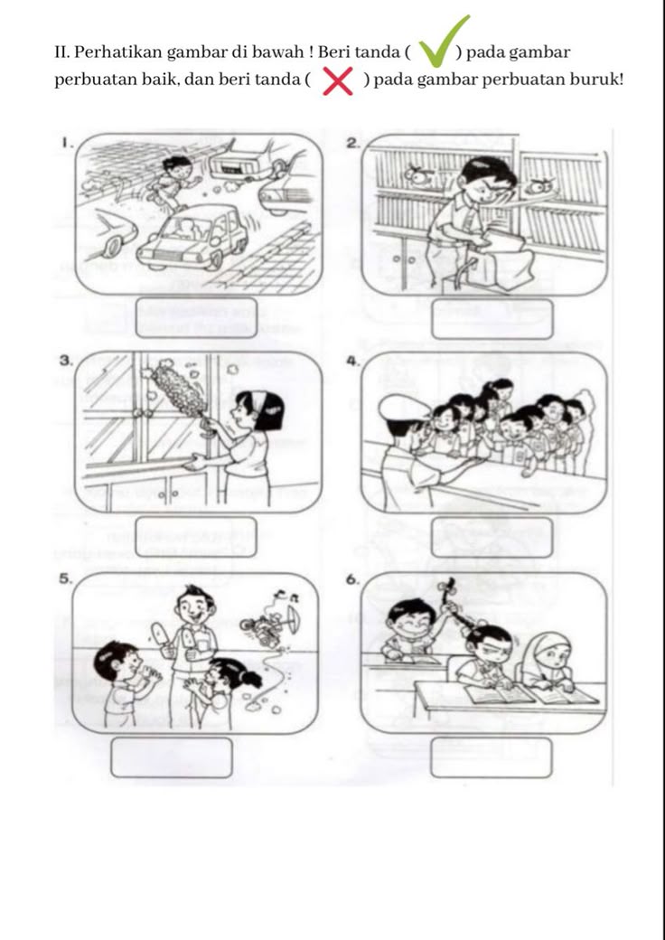 Worksheet perilaku baik dan buruk Worksheet perilaku baik dan buruk