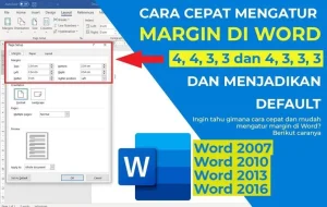 Panduan Lengkap Cara Mengatur Margin di Word Mudah Cepat - LKomBis