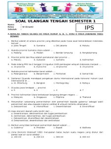 Menggali Kekayaan Budaya dan Lingkungan Contoh Soal Muatan IPS Kelas 6