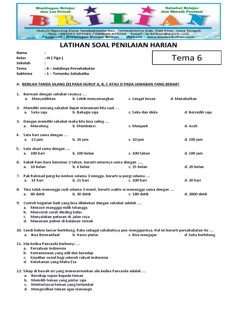 Terbukti! 7 Cara Cepat Menguasai Kumpulan Soal SD Kelas 3 Tematik 6 Sebelum Ujian Besok