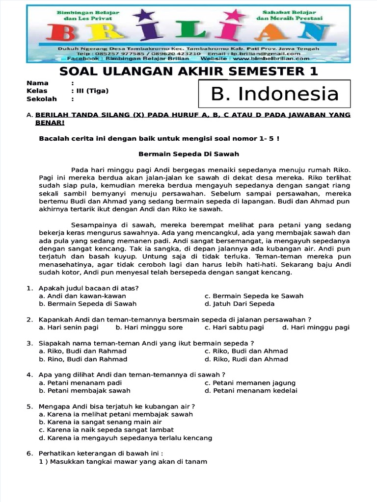 Terbukti! 7 Rahasia Kumpulan Soal SD Kelas 3 Semester 1 yang Bikin Anak Cepat Paham
