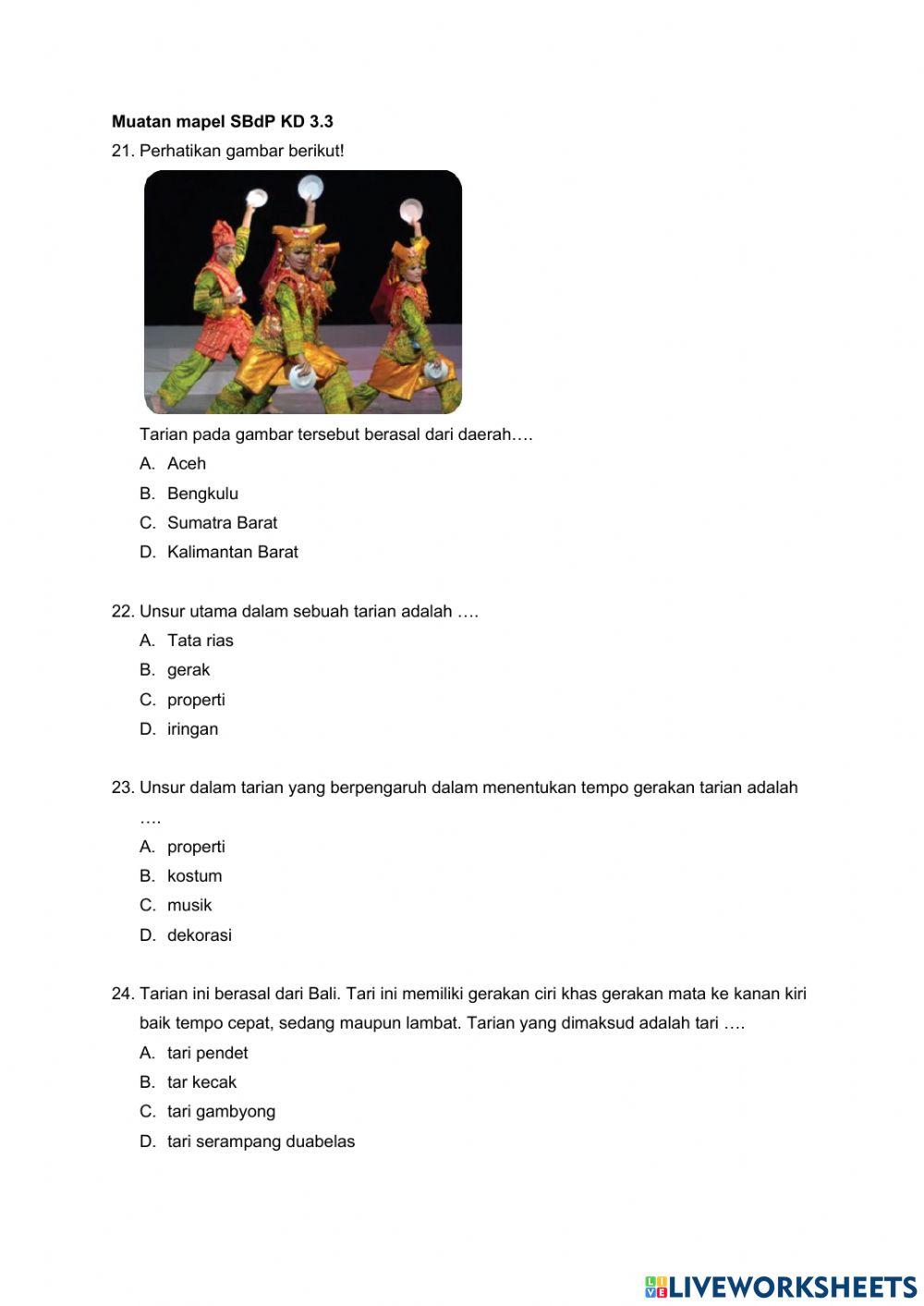 Wajib Tahu 5 Bocoran Soal SBDP Tema 6 Kelas 4 SD Agar Nilai Ujian Langsung Sempurna