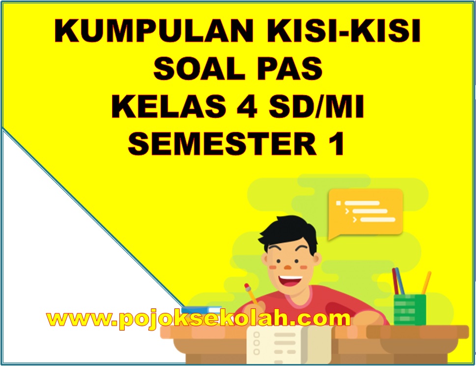Wajib Tahu! Ini Kisi-kisi Soal Kelas 4 Kurikulum 2013 Semester 1 Paling Akurat Wajib Tahu! Ini Kisi-kisi Soal Kelas 4 Kurikulum 2013 Semester 1 Paling Akurat